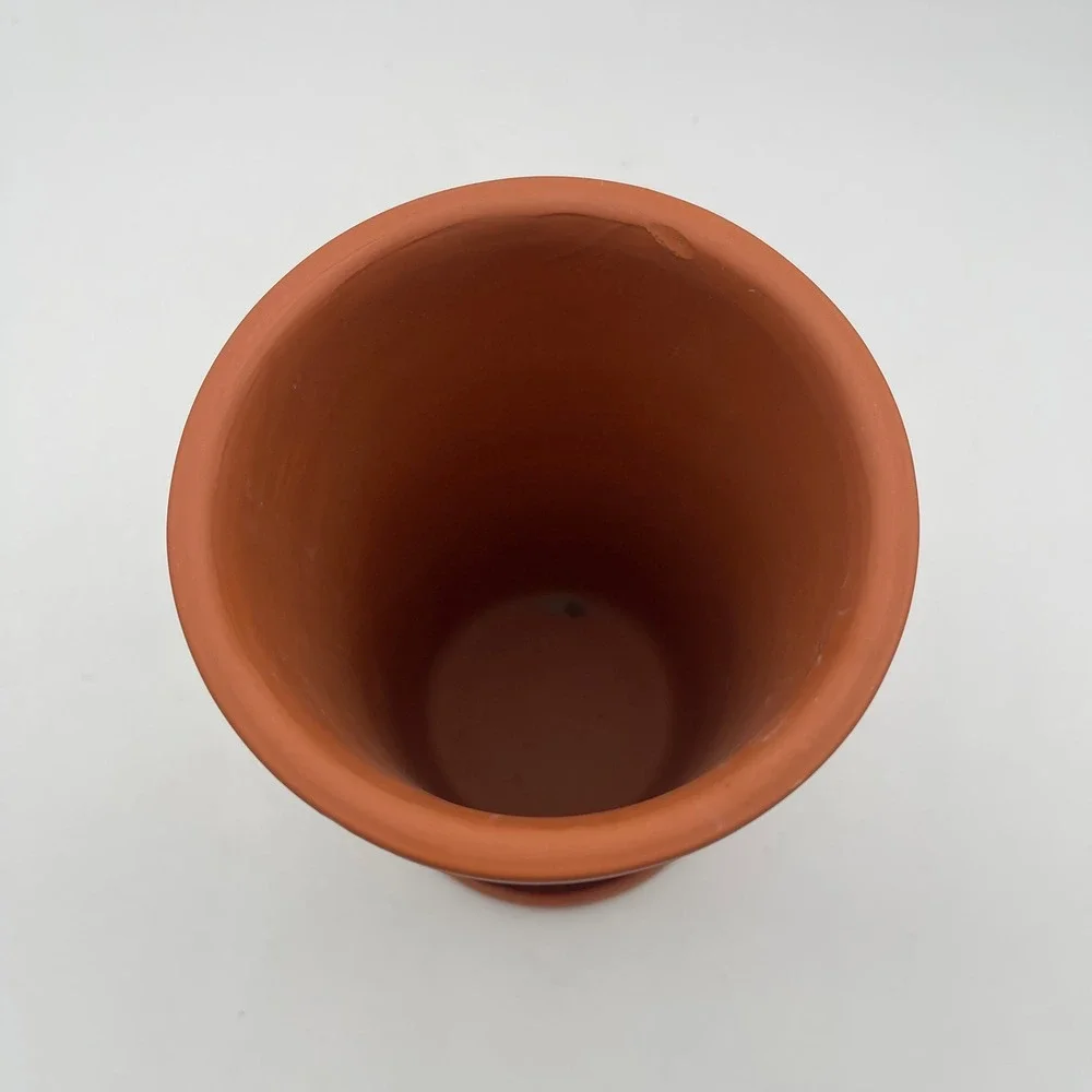 Terracotta Wine Cooler Natural Clay Evaporative Chiller with Drip Tray Base
